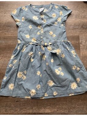 🌸 $10 SALE 🌸Carter's Light Blue Daisy  Dress